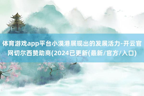 体育游戏app平台　　小漠港展现出的发展活力-开云官网切尔西赞助商(2024已更新(最新/官方/入口)